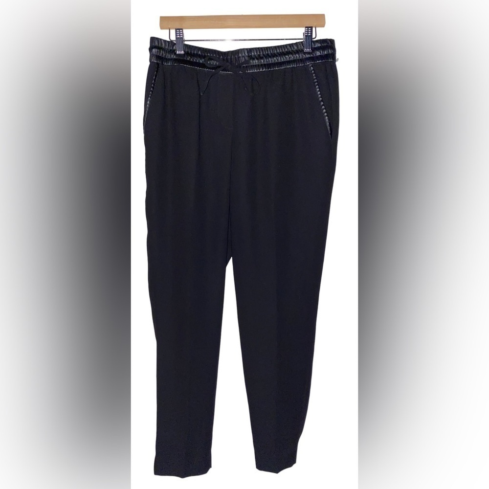 Ann Taylor Drawstring Trouser Pant Women 8 Pull Career Office Work